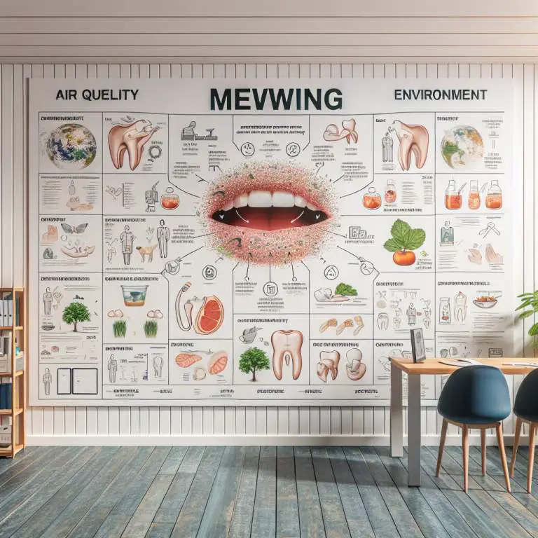 How do environmental factors influence the science behind mewing?