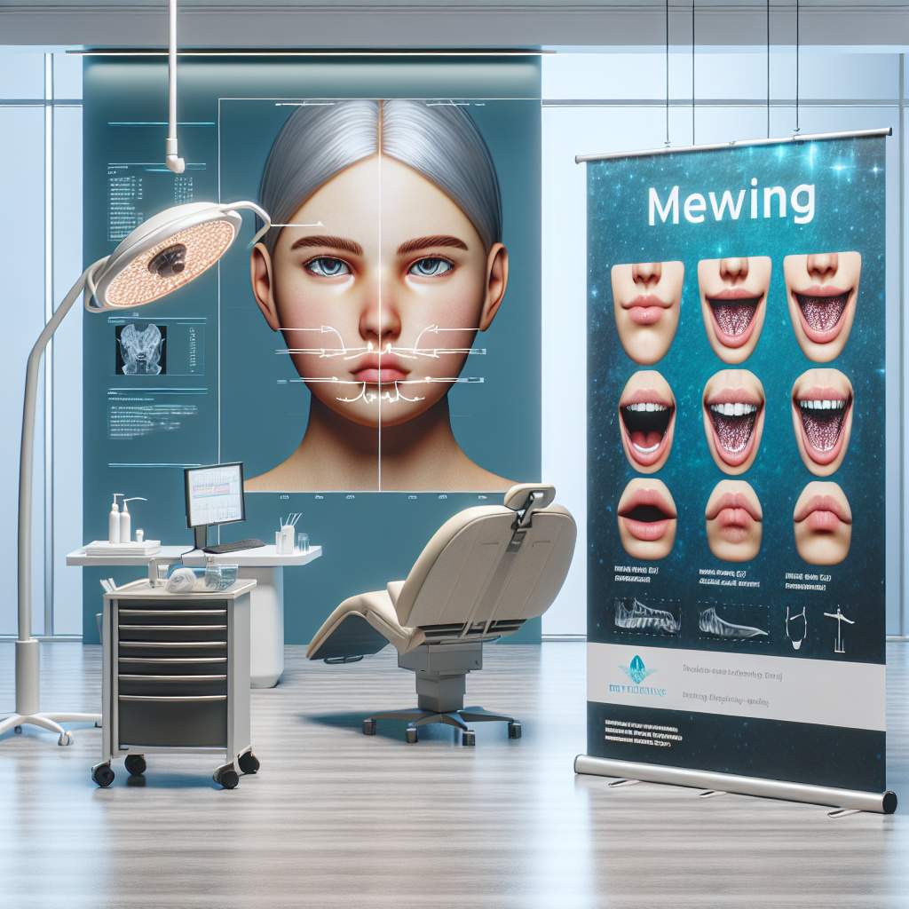 Two electronic scales placed side by side on a clean, white countertop in a dental clinic setting.